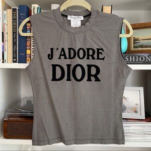 SOLD ON DEP0P Jadore Dior Tank